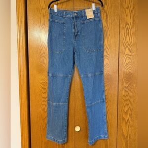 NWT Madewell 90s Straight Leg Blue Jeans